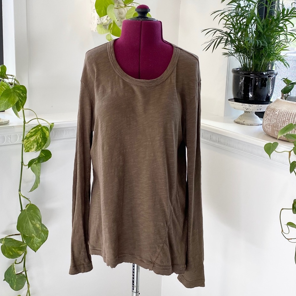 JETHRO Asymmetrical long sleeve T